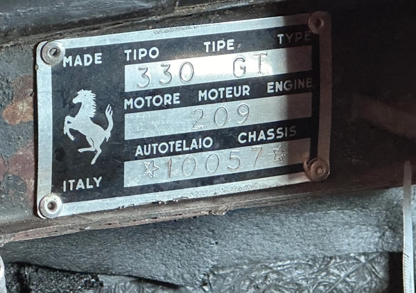 Ferrari 330 cena 1500000 przebieg: 99894, rok produkcji 1967 z Żnin małe 497